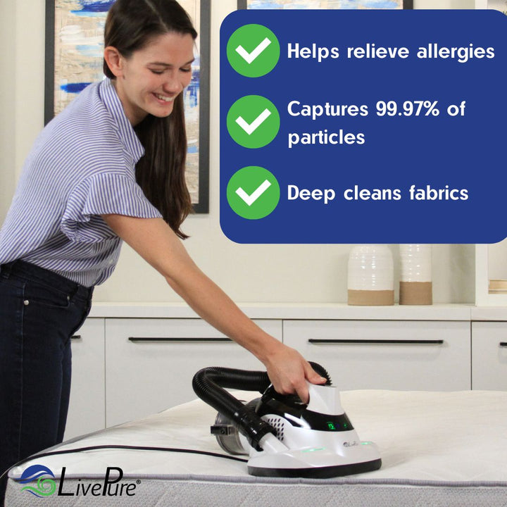 Ultramite UVC Dust Mite HEPA Vacuum & Fabric Sanitizer LP5000DMVC