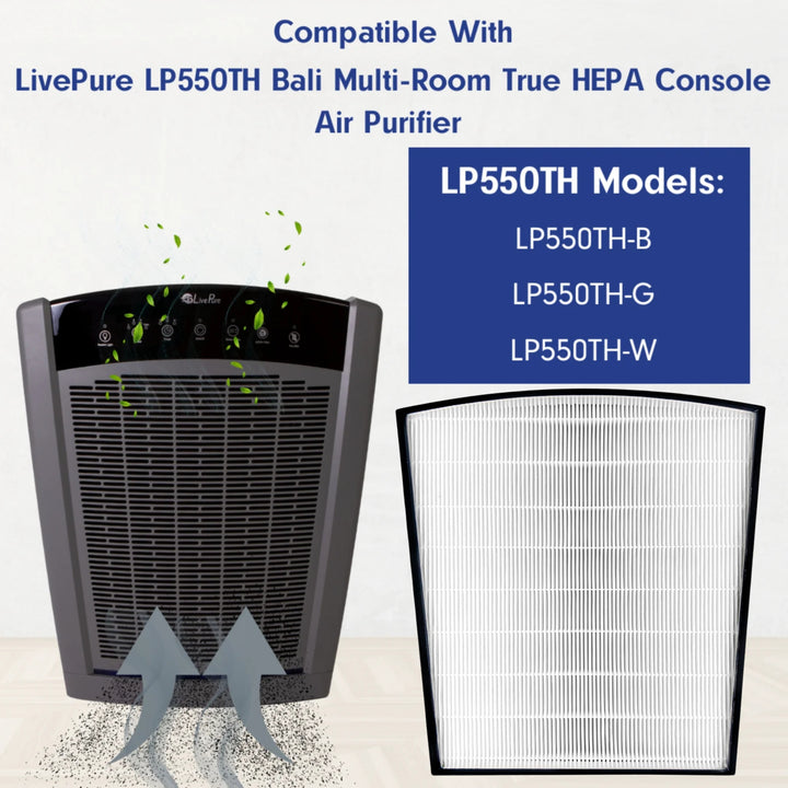 Bali Series True HEPA Replacement Filter LP-HF550, Fits LP550TH and LP560THP