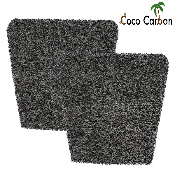LivePure CocoCarbon Filter for Bladeless Auto-Duster Fan LP-PF1900-FAP, 2-Pack
