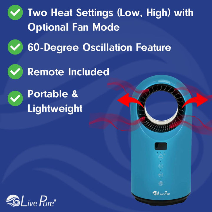 Turbine Vortex Auto-Duster Heater LP2100HTR