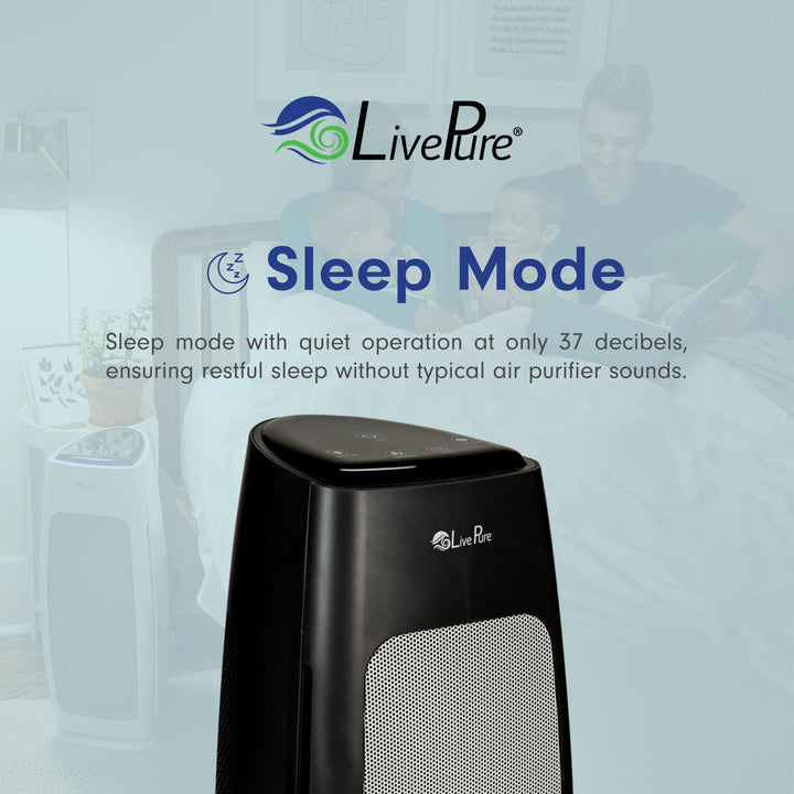 Sierra Series Digital Tall Tower Air Purifier with Permanent Filtration LP270THP
