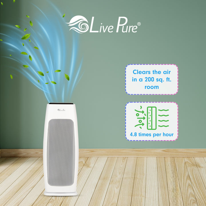 Sierra Series Digital Tall Tower Air Purifier with Permanent Filtration LP270THP