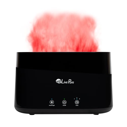 LivePure .75 L Aqua Flame Ultrasonic Humidifier