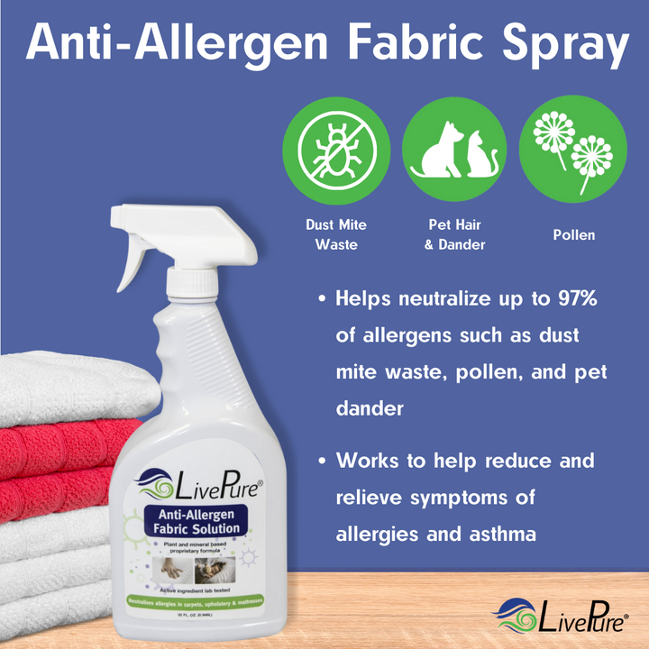 LivePure Anti-Allergen Fabric Spray