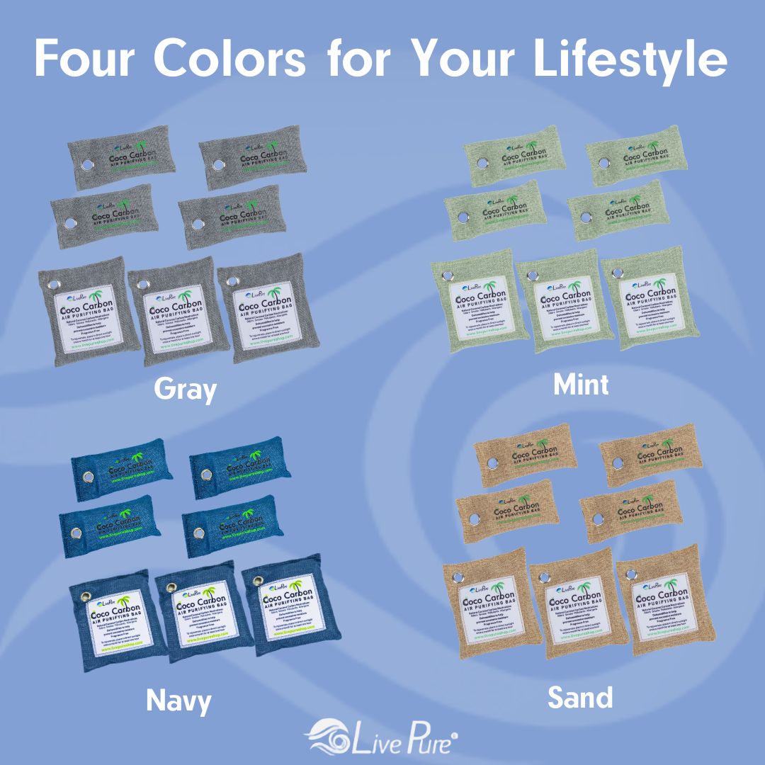 LivePure CocoCarbon Air Purifying Bags