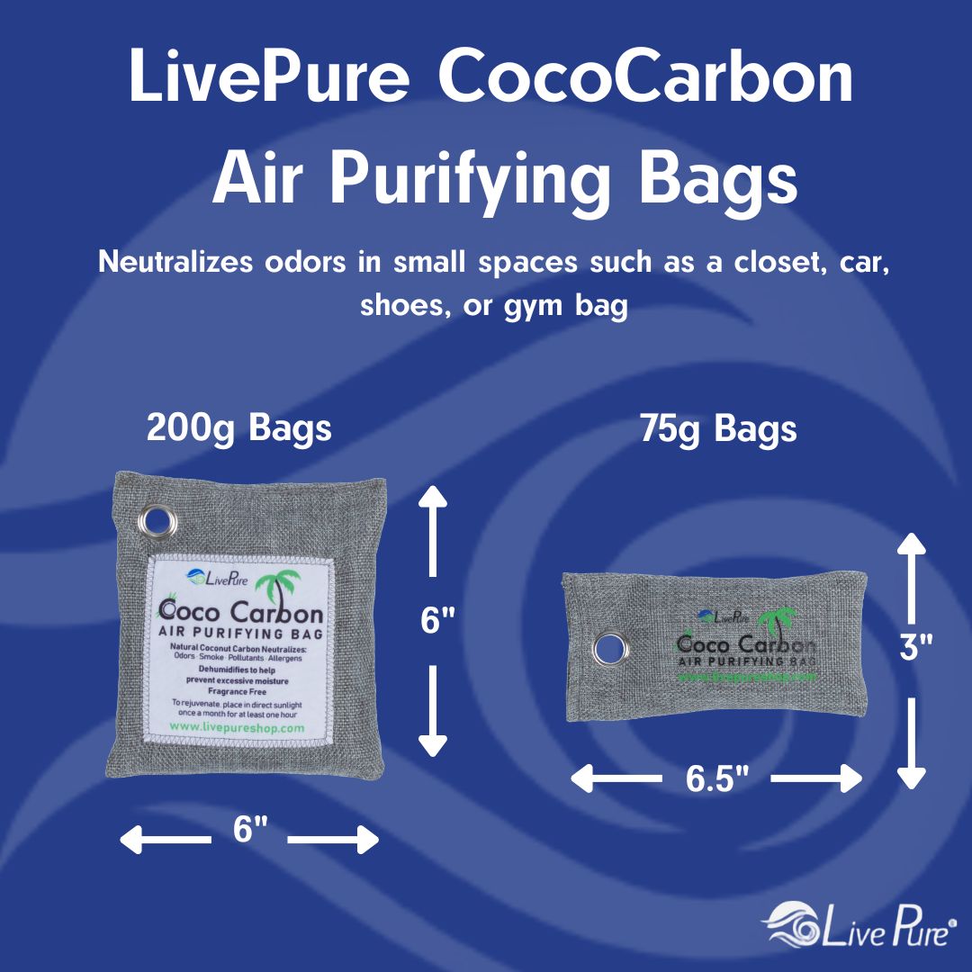 LivePure CocoCarbon Air Purifying Bags