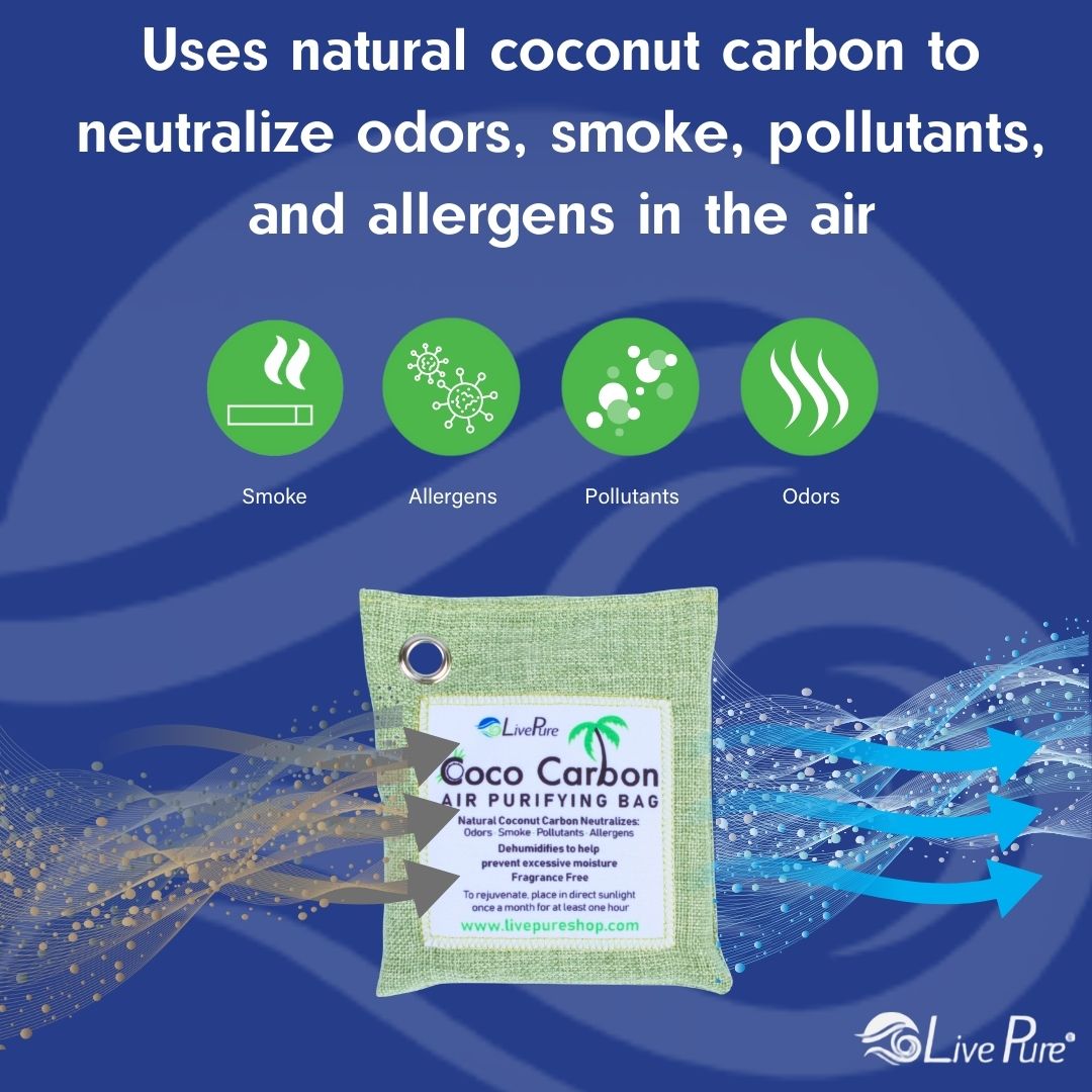 LivePure CocoCarbon Air Purifying Bags