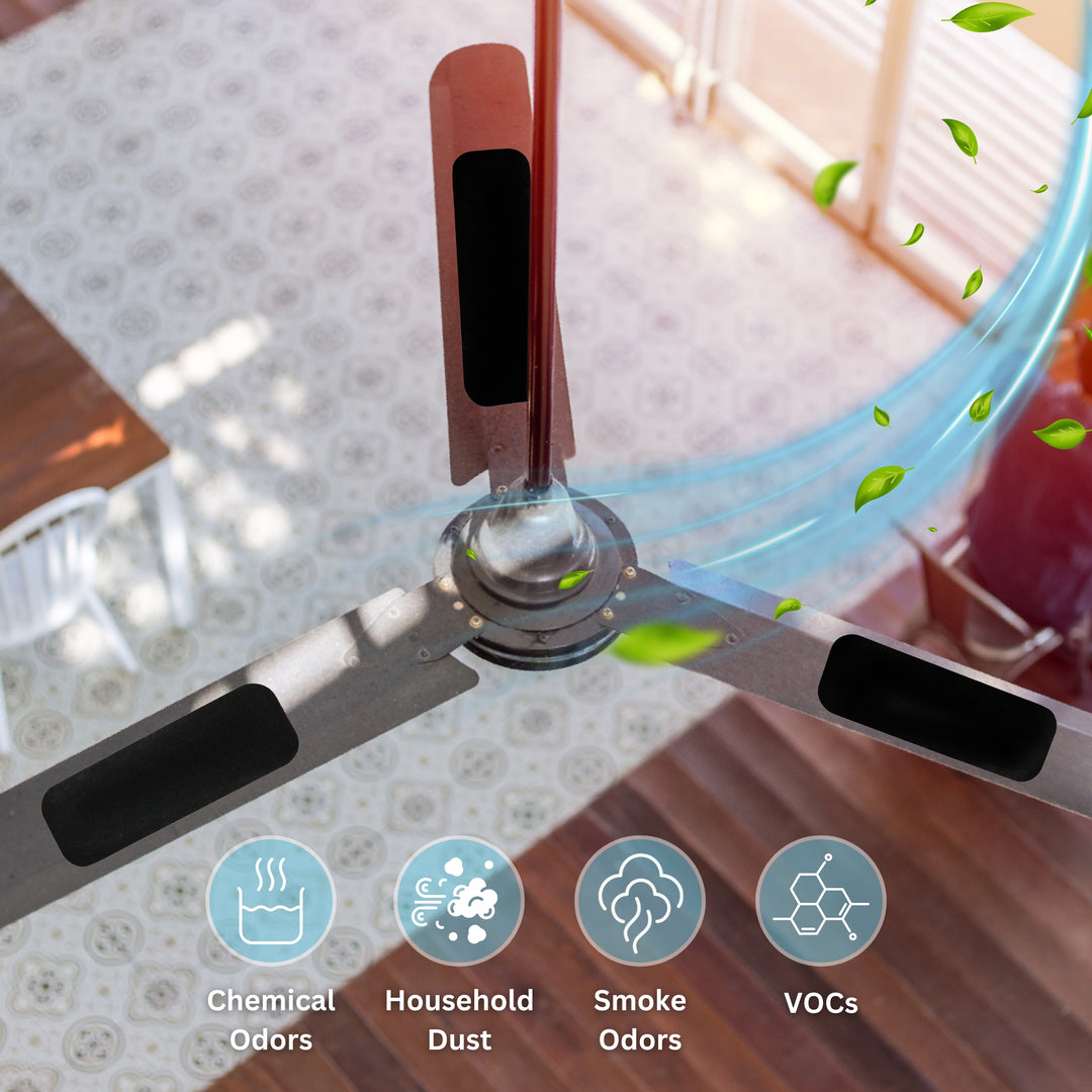 LivePure Coconut Carbon Ceiling Fan Blade Air Filters