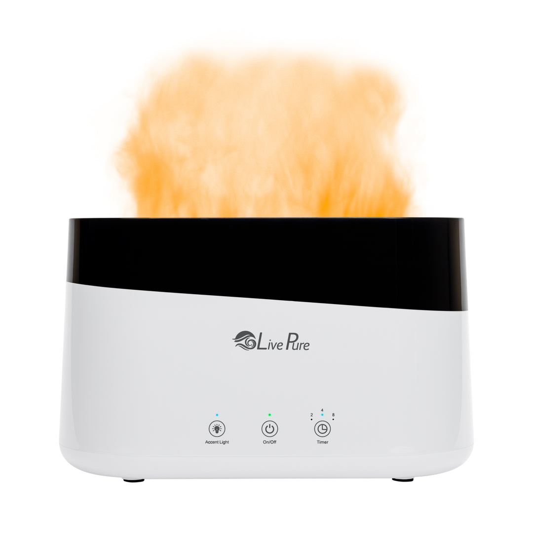 LivePure .75 L Aqua Flame Ultrasonic Humidifier