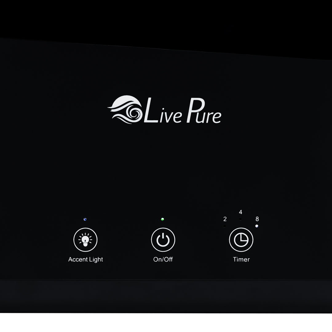 LivePure .75 L Aqua Flame Ultrasonic Humidifier