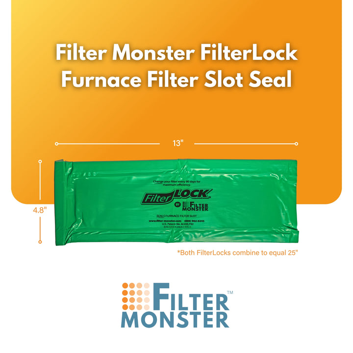 Filter-Monster FilterLock Furnace Filter Slot Seal, AZ-FL