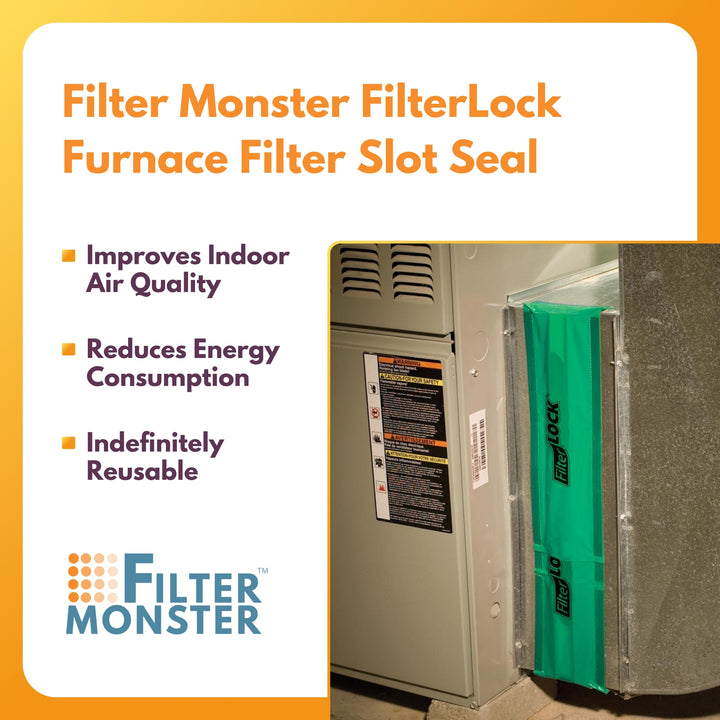 Filter-Monster FilterLock Furnace Filter Slot Seal, AZ-FL