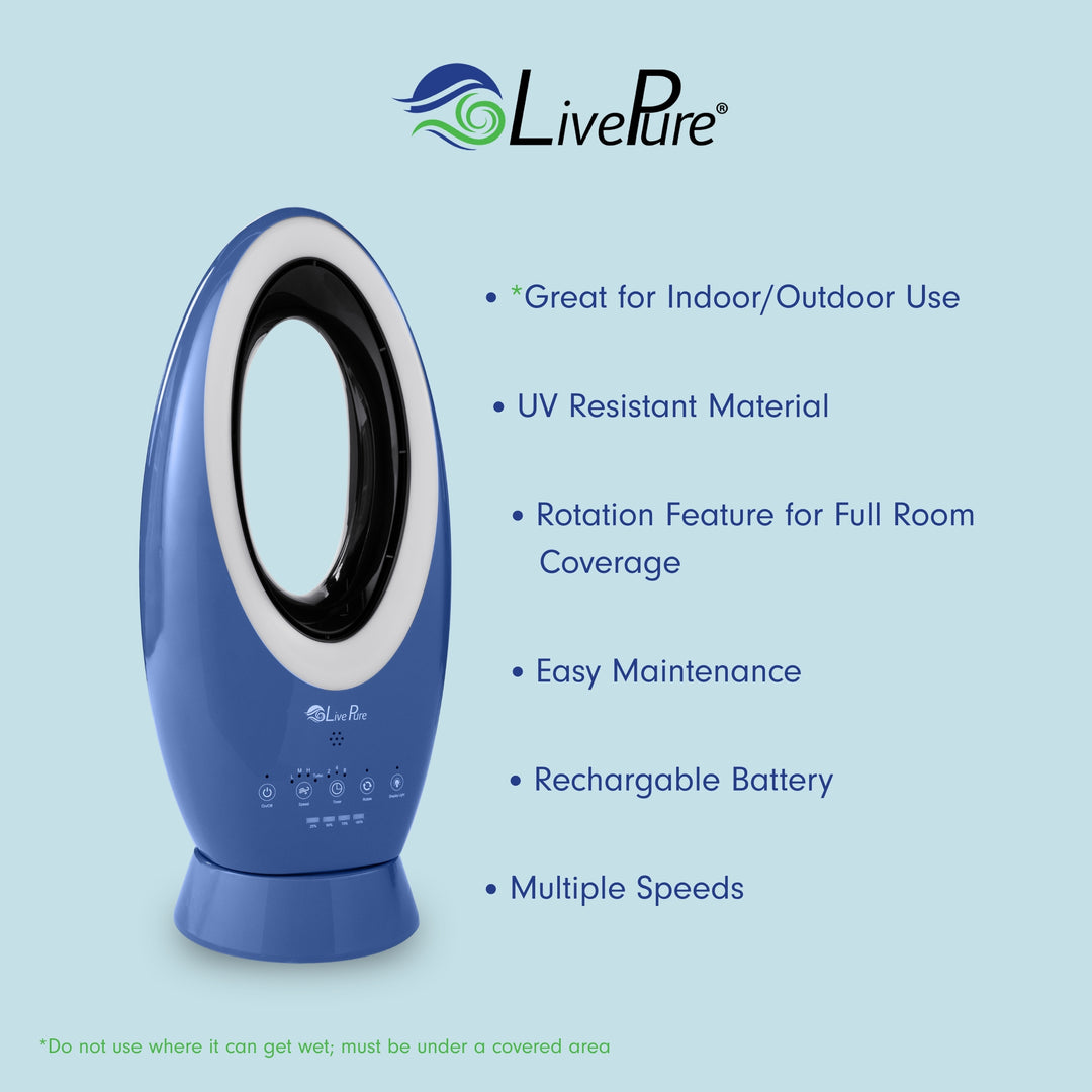 Bladeless Rechargeable Indoor/Outdoor  Fan LP1780FAN