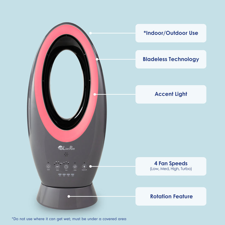 Bladeless Rechargeable Indoor/Outdoor  Fan LP1780FAN