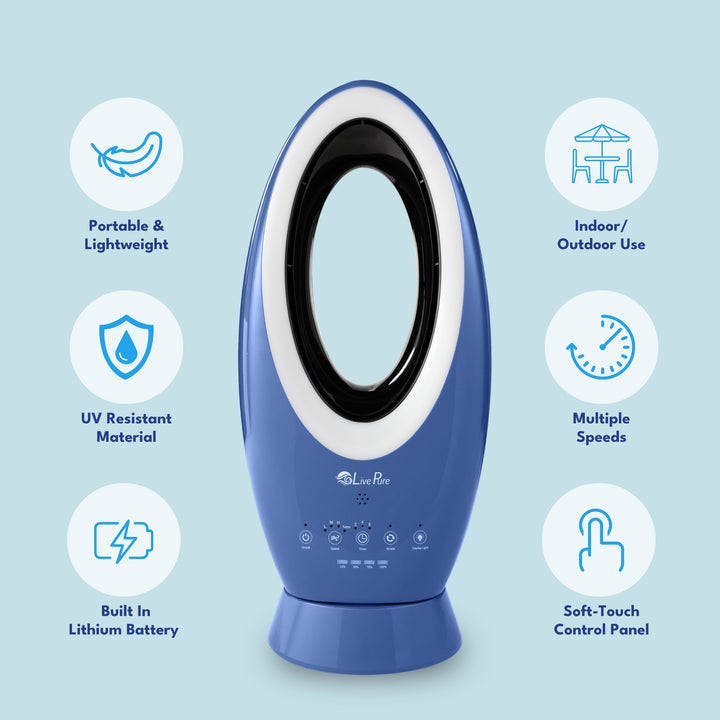 Bladeless Rechargeable Indoor/Outdoor  Fan LP1780FAN