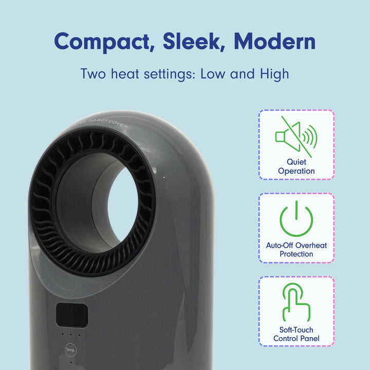 LivePure Turbine Vortex Auto-Duster Heater,  Space Heater, Heaters for indoor use