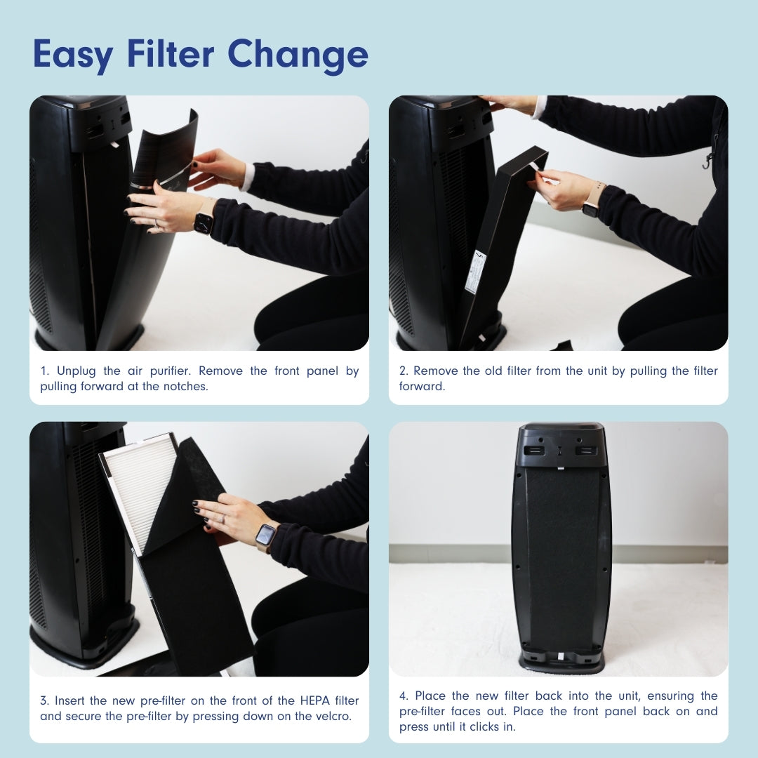 Sierra Series  Digital Tall Tower Air Purifier LP260TH