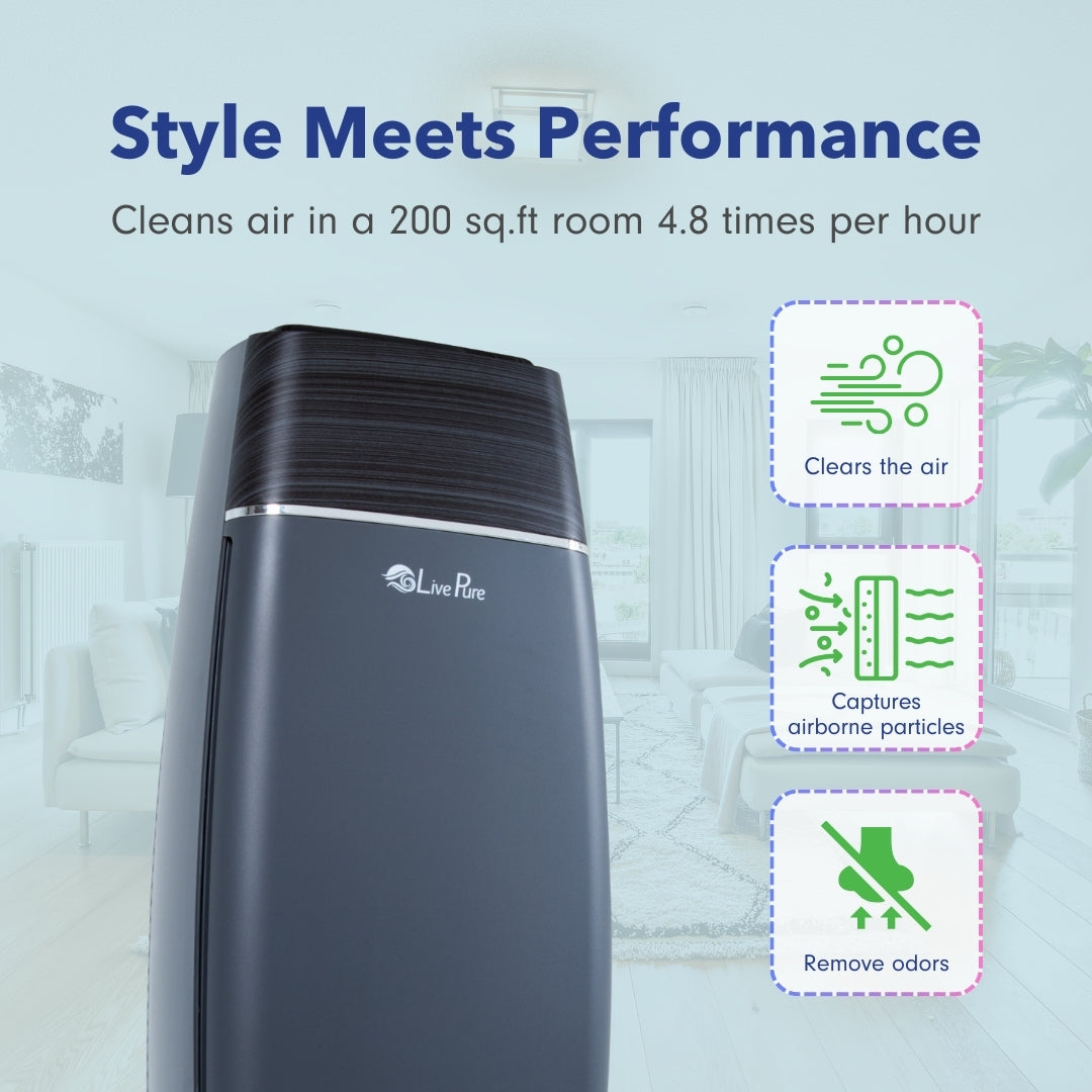 Sierra LP260TH True HEPA Digital Tower Air Purifier | LivePure