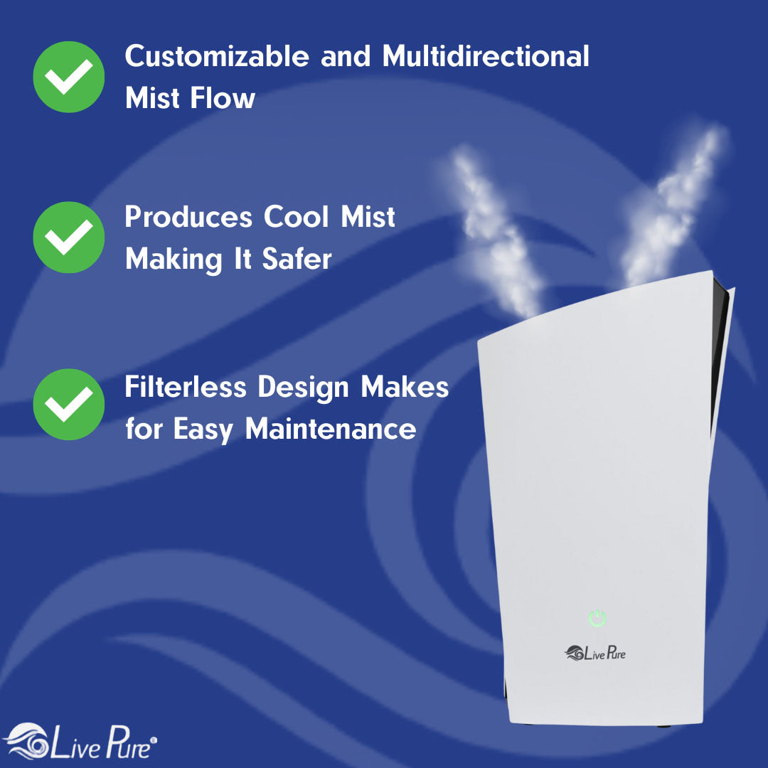 Ultrasonic 2.2L Humidifier LP485HUM – LivePure