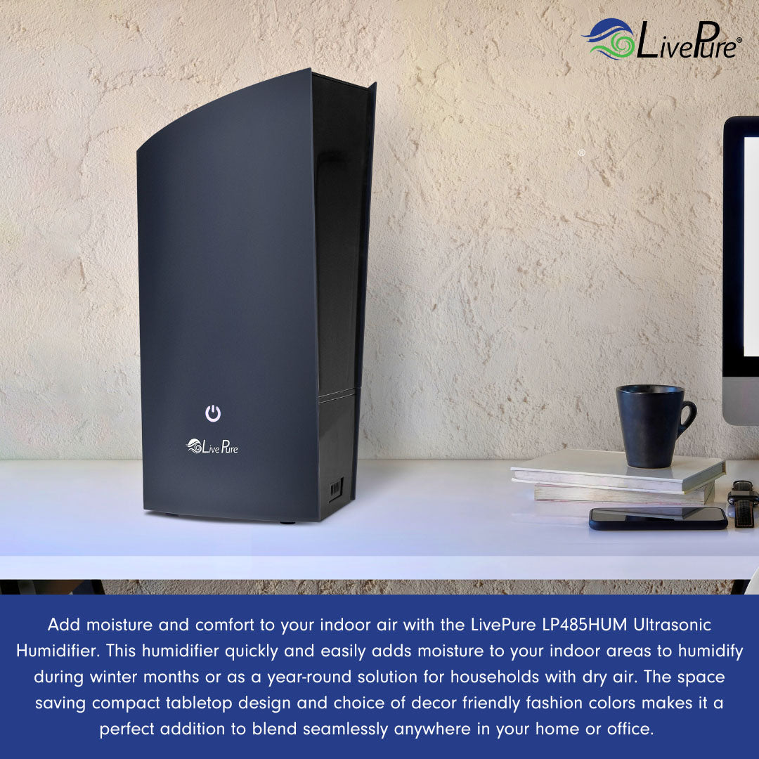 Ultrasonic 2.2L Humidifier LP485HUM – LivePure