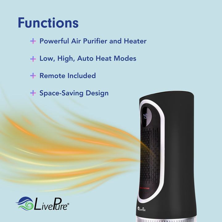 3-in-1 Clean Heat Air Purifier/Heater LP500APHTR