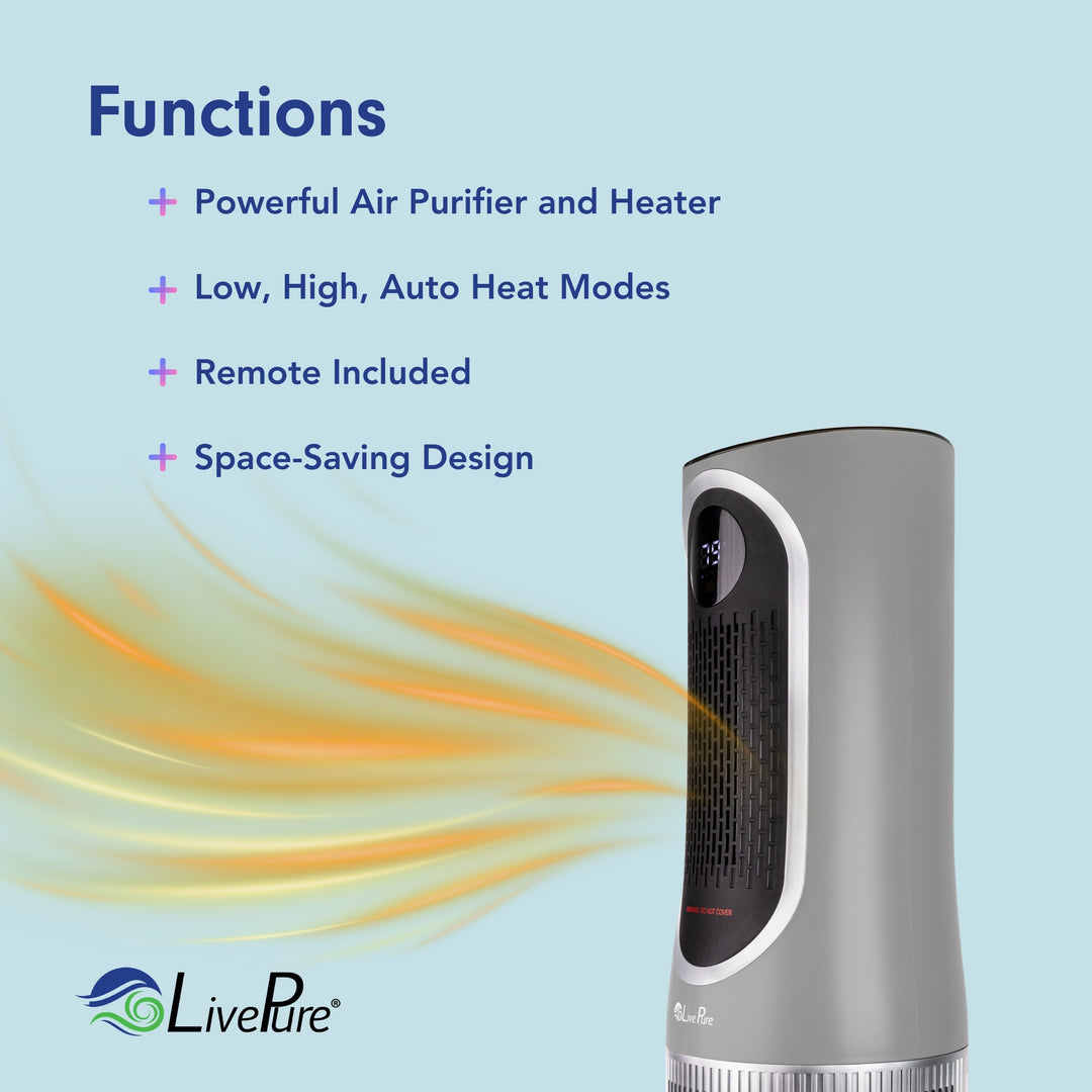 3-in-1 Clean Heat Air Purifier/Heater LP500APHTR