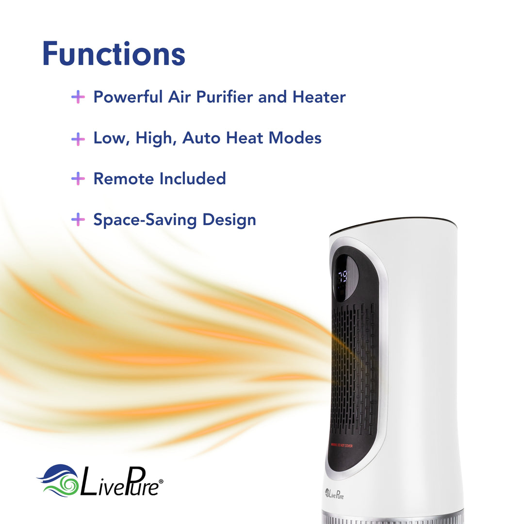 3-in-1 Clean Heat Air Purifier/Heater LP500APHTR