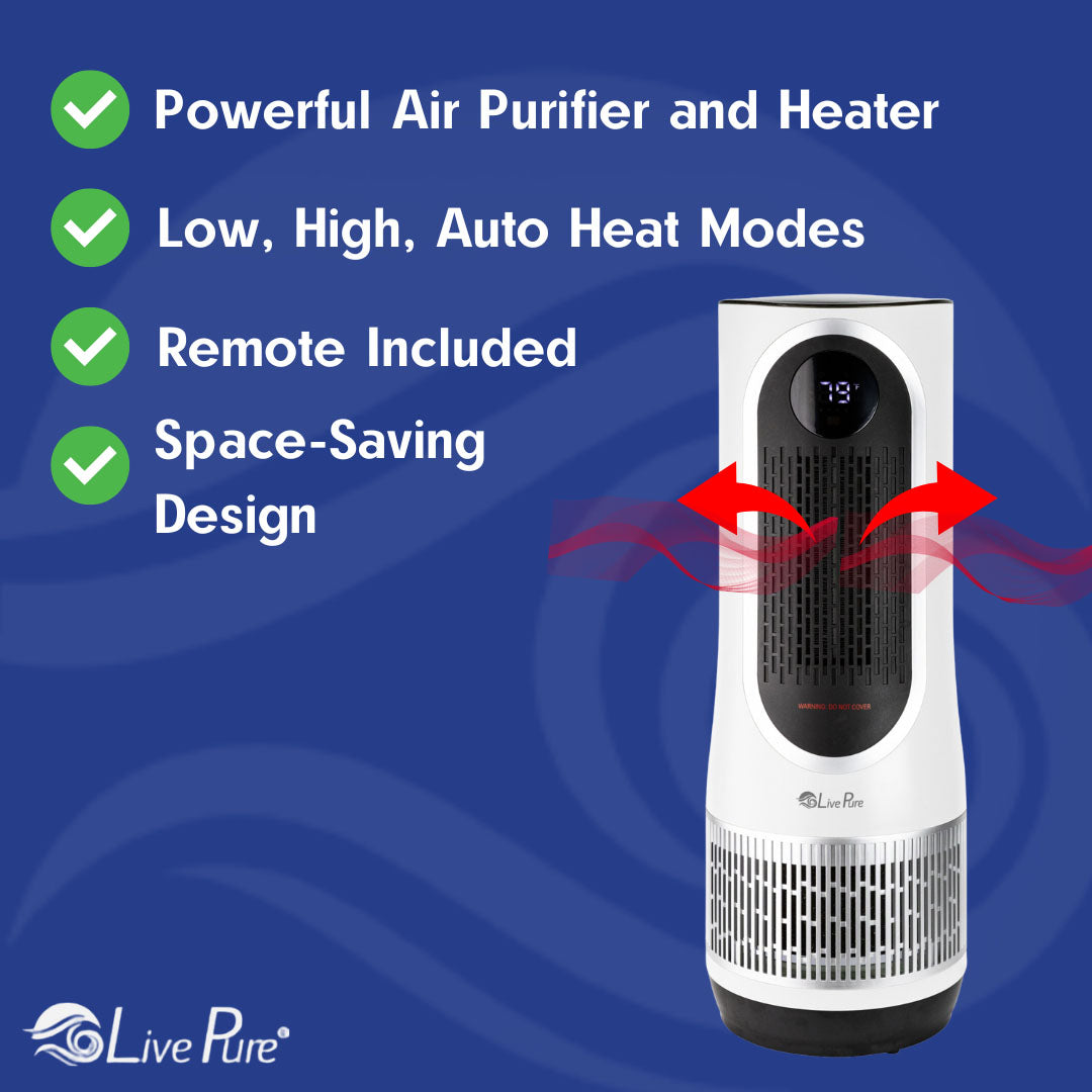 LivePure 3-in-1 Clean Heat Air Purifier/Heater