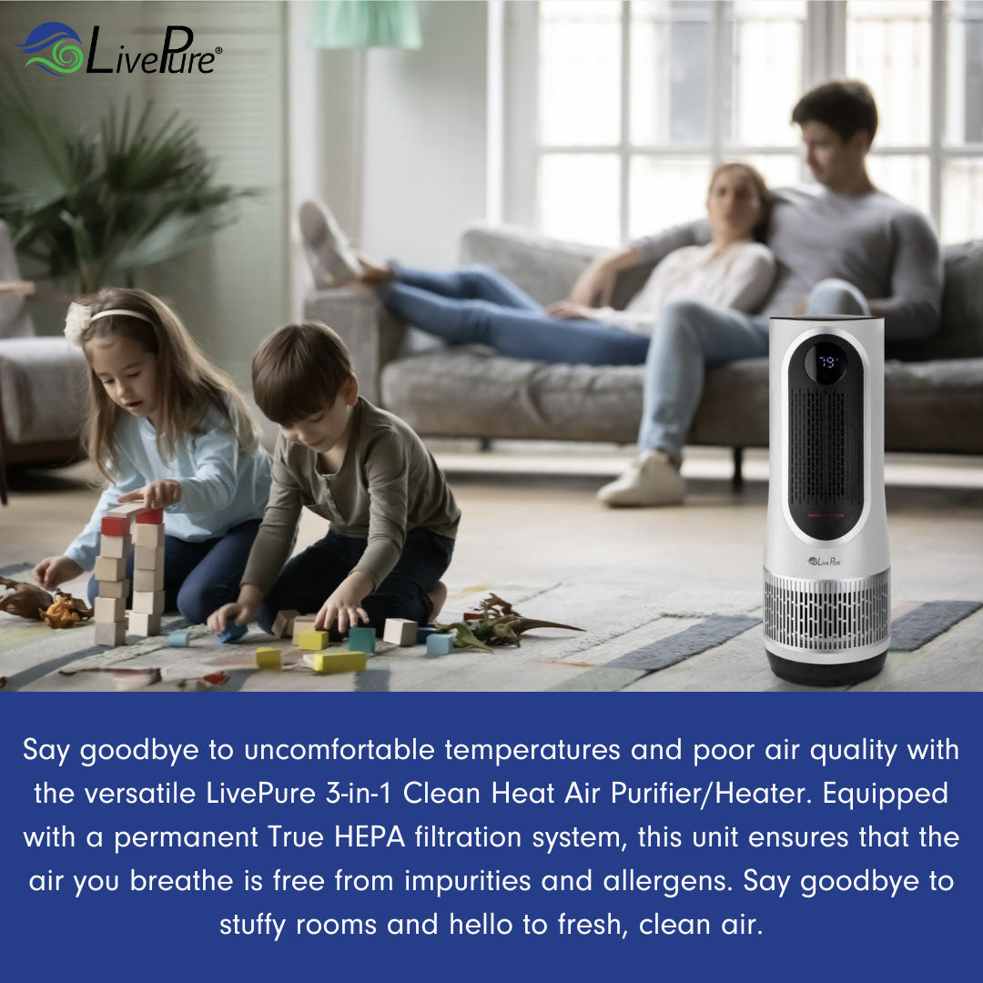 LivePure 3-in-1 Clean Heat Air Purifier/Heater