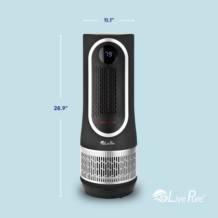 LivePure 3-in-1 Clean Heat Air Purifier/Heater, LP500APHTR