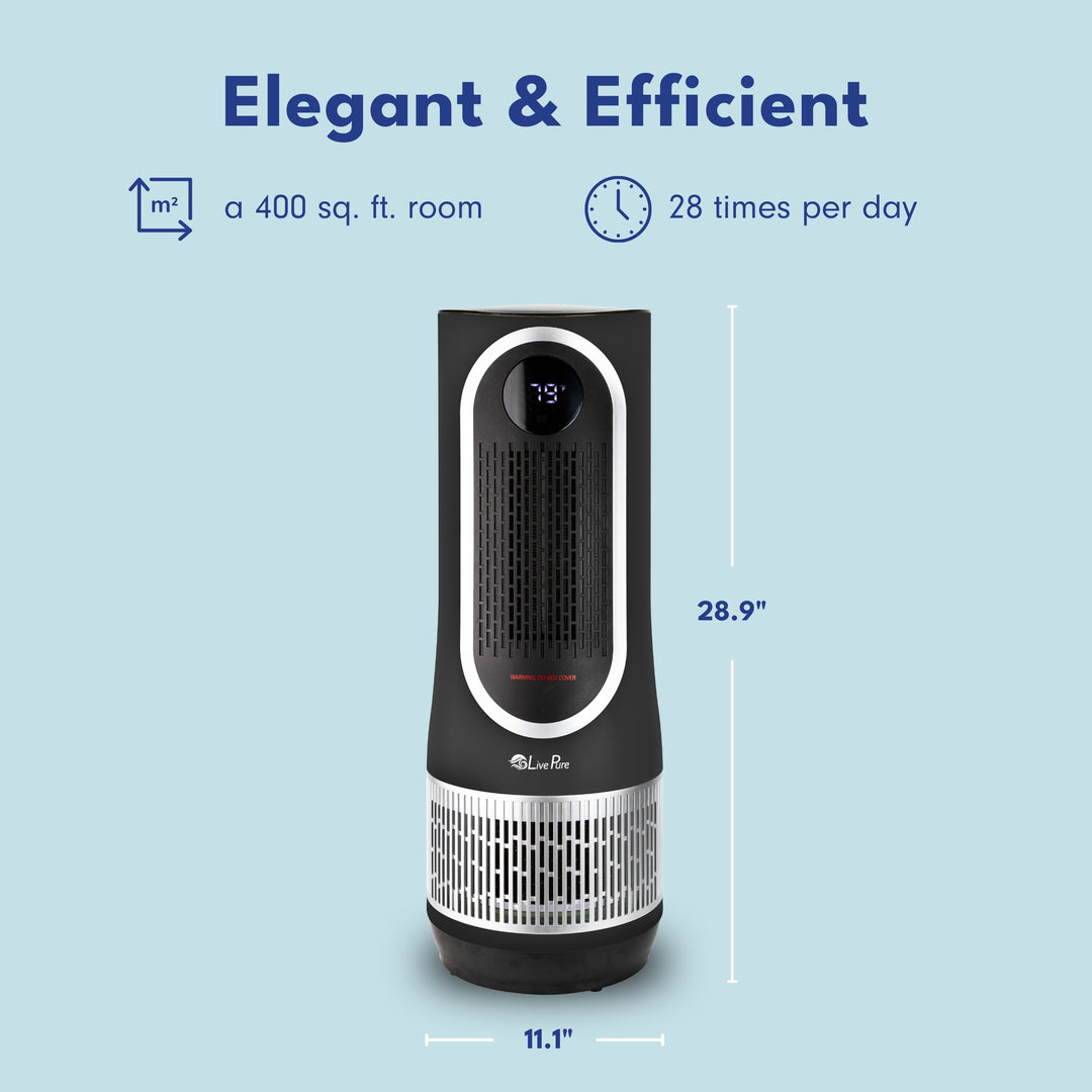 LivePure 3-in-1 Clean Heat Air Purifier/Heater