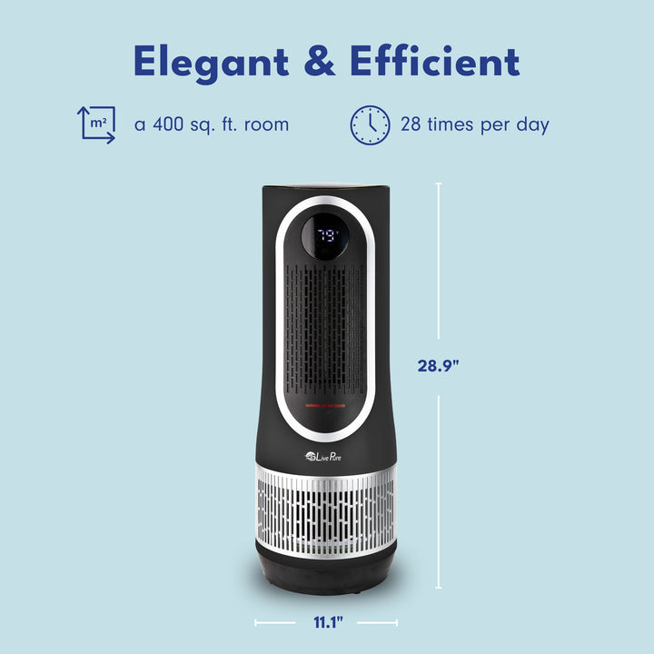 LivePure 3-in-1 Clean Heat Air Purifier/Heater, LP500APHTR