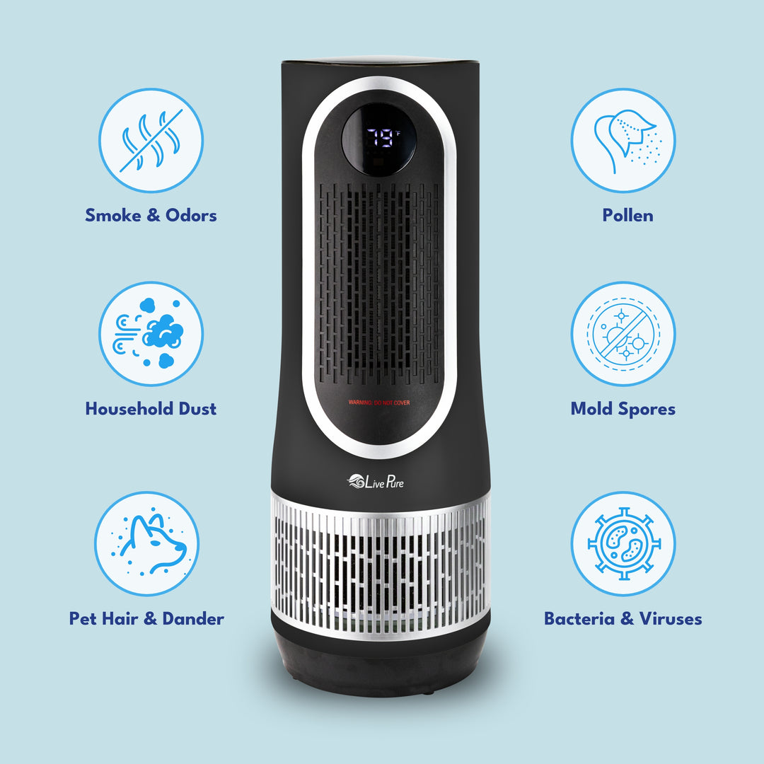 LivePure 3-in-1 Clean Heat Air Purifier/Heater