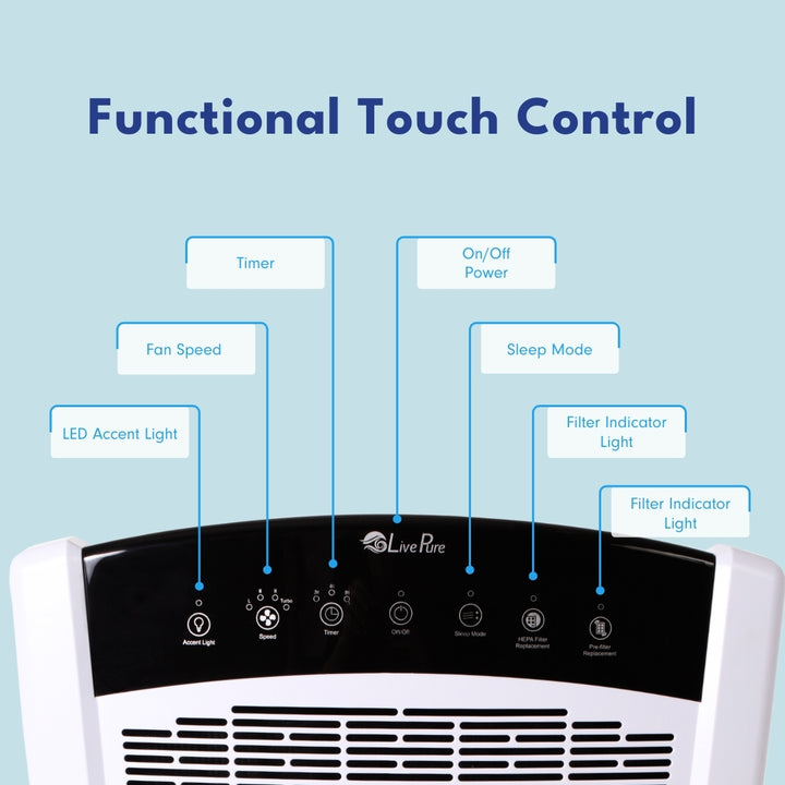 Bali Multi-Room True HEPA Console Air Purifier LP550TH