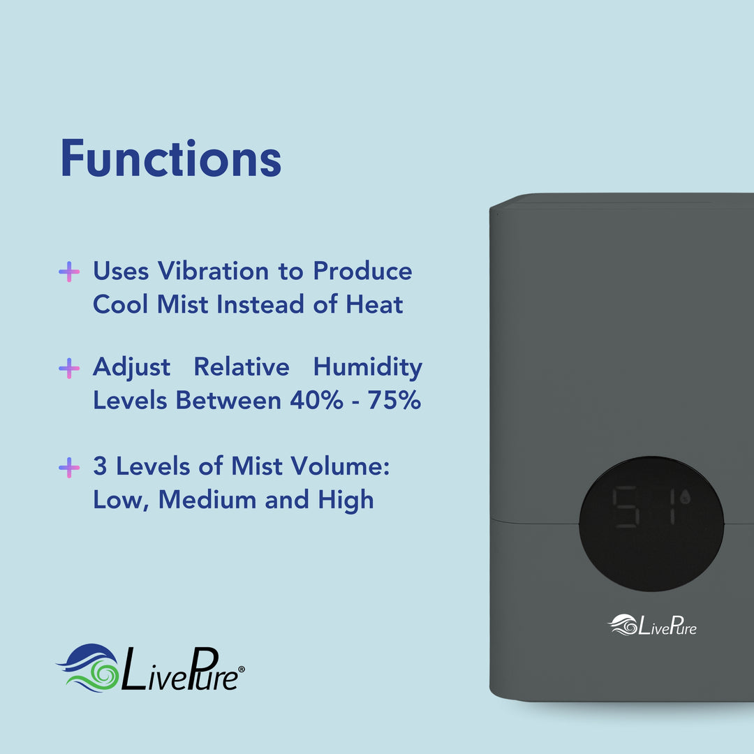 Ultrasonic 1.2L Cool Mist Humidifier LP850HUM