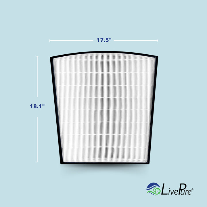 LivePure Bali Series True HEPA Replacement Filter, LP-HF550