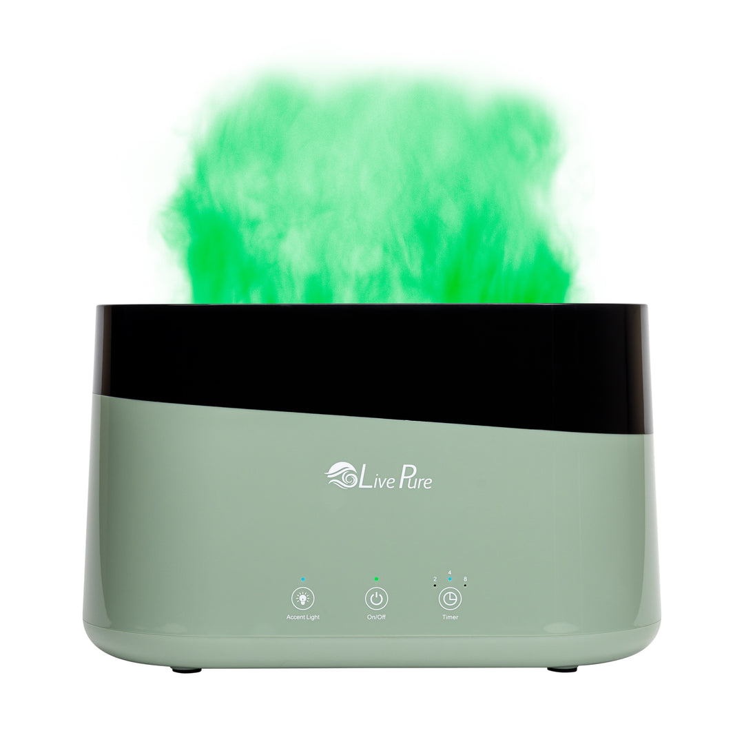 LivePure .75 L Aqua Flame Ultrasonic Humidifier