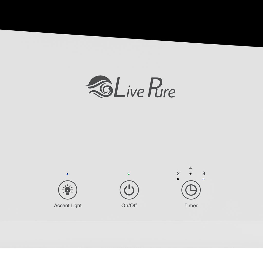 LivePure .75 L Aqua Flame Ultrasonic Humidifier