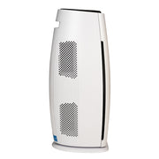 LivePure Sierra Series Digital Tall Tower Air Purifier with Permanent Filtration, White, Left