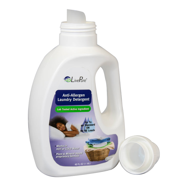 LivePure Anti-Allergen Laundry Detergent LP-DET-40, 40 OZ