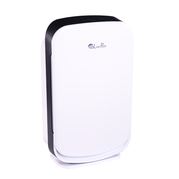 LivePure Aspen Series Air Purifier LP350TH, True HEPA Filter, Medium Sized Room 315 Square Foot, Pearl White