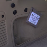 LivePure CocoCarbon Air Purifying Bag Hanging in Vehicle Trunk