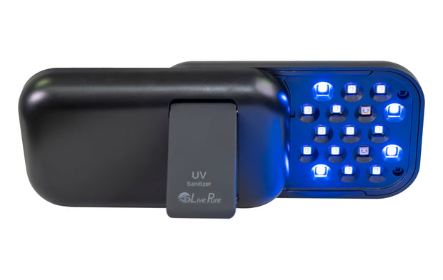LivePure LP-UVS100 Portable UV-Sanitizer, Hero, Black