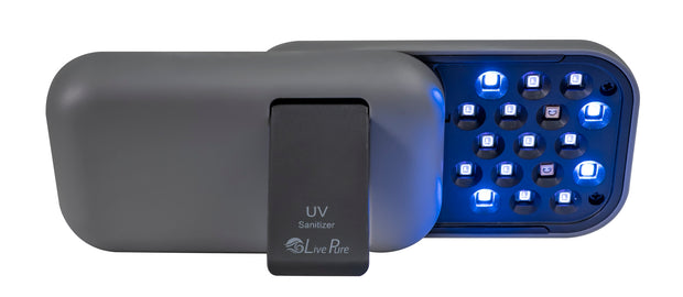 LivePure LP-UVS100 Portable UV-Sanitizer, Hero, Graphite Gray