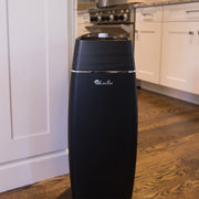 LivePure Sierra Series Tall Tower Air Purifier Sitting on Hardwood Floor in Kitchen